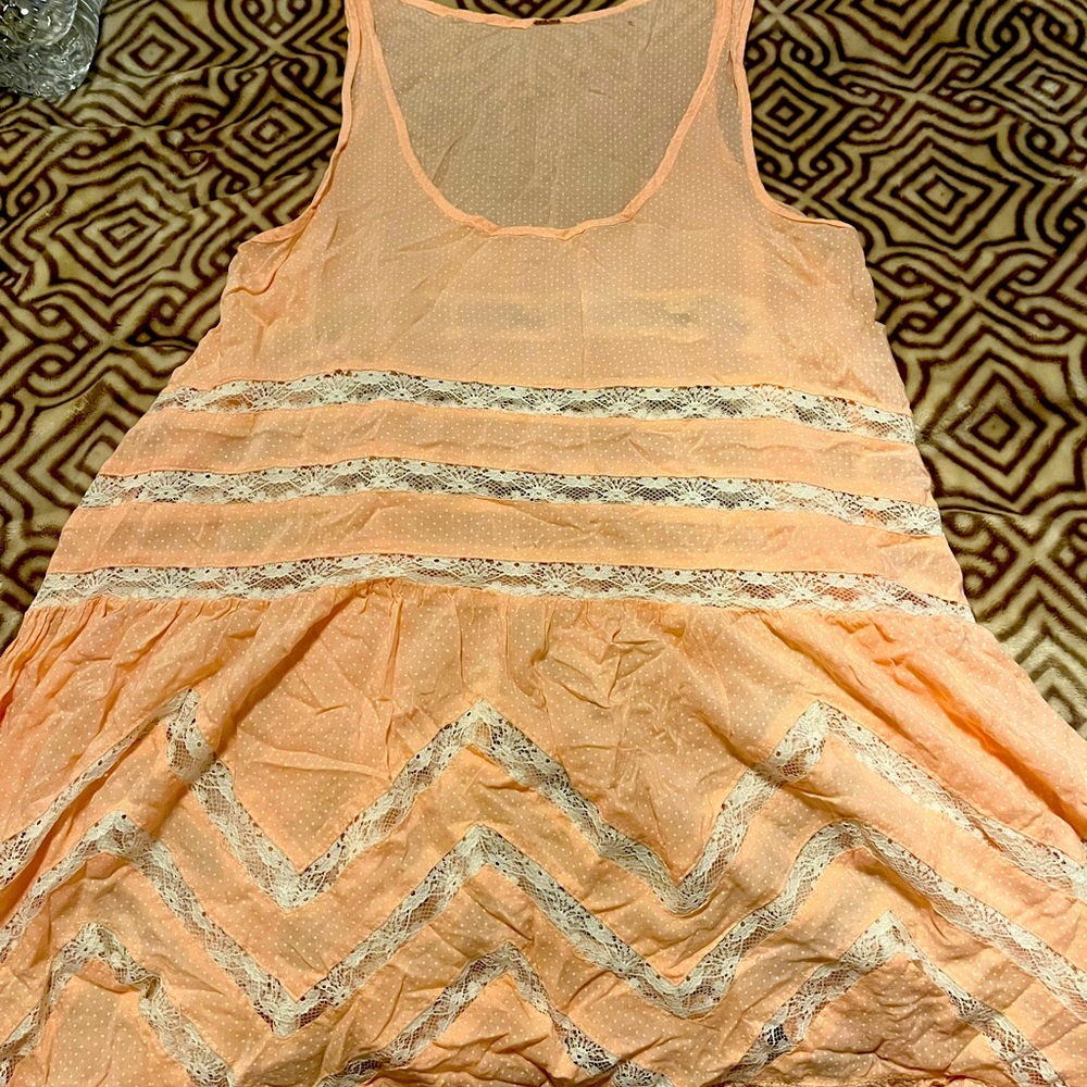 Free people brand very cute summer dress to go over bikini or bathing suit